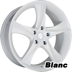 jantes alu blanches, blanche