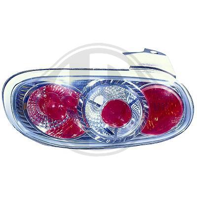 Kit de feux arrières
98->> (la paire) chrome Mazda MX 5 98 - 05 Ce produit est vendu par paire (1 ajout au panier = une paire)