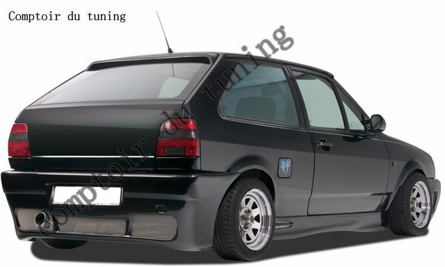 Pare-chocs arrière VW Polo 3 / 86c2f Coupe with numberplate