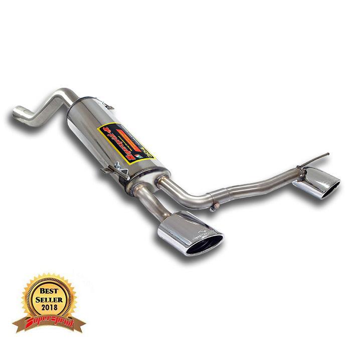 Supersprint 756105 Silencieux arrière Droite - Gauche 145x95