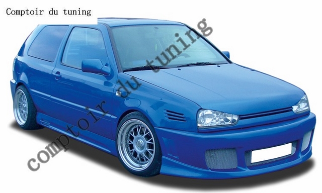 Pare-chocs avant VW Golf 3 + Vento "GT-Race clean" with Side Intakes