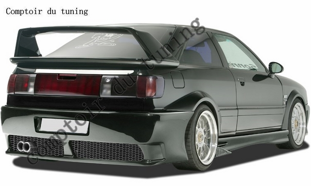 Pare-chocs arrière AUDI 80-B3/B4 Coupe/convertible with numberplate