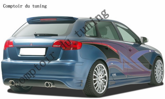extension de pare-chocs arrière AUDI A3 8P / 8PA Sportback (-2008)