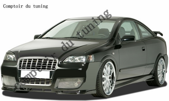 Pare-chocs avant OPEL Astra G "SingleFrame" incl. Bonnet Ext.