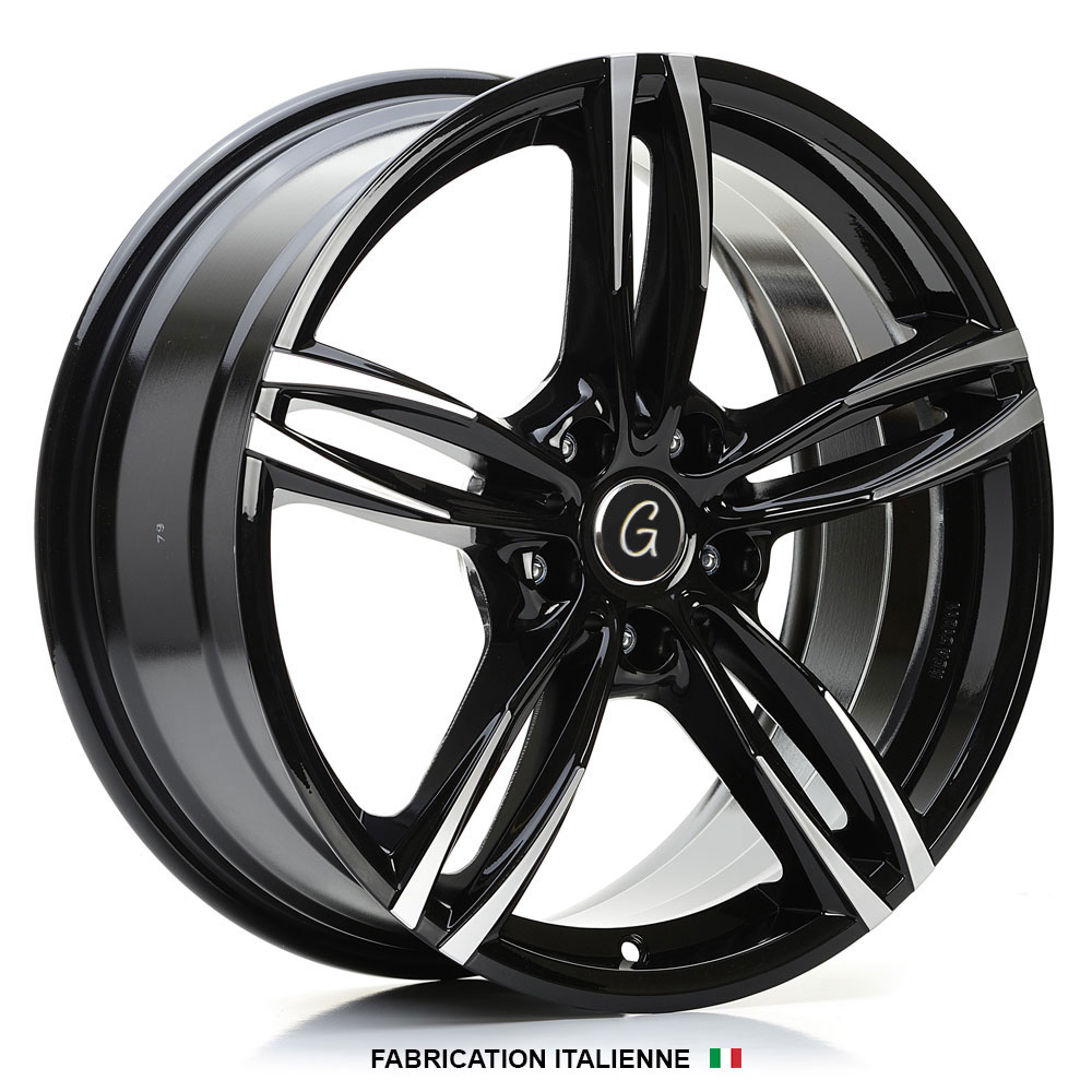 Jante alu Gianelli AF15 BLACK POLISHED
