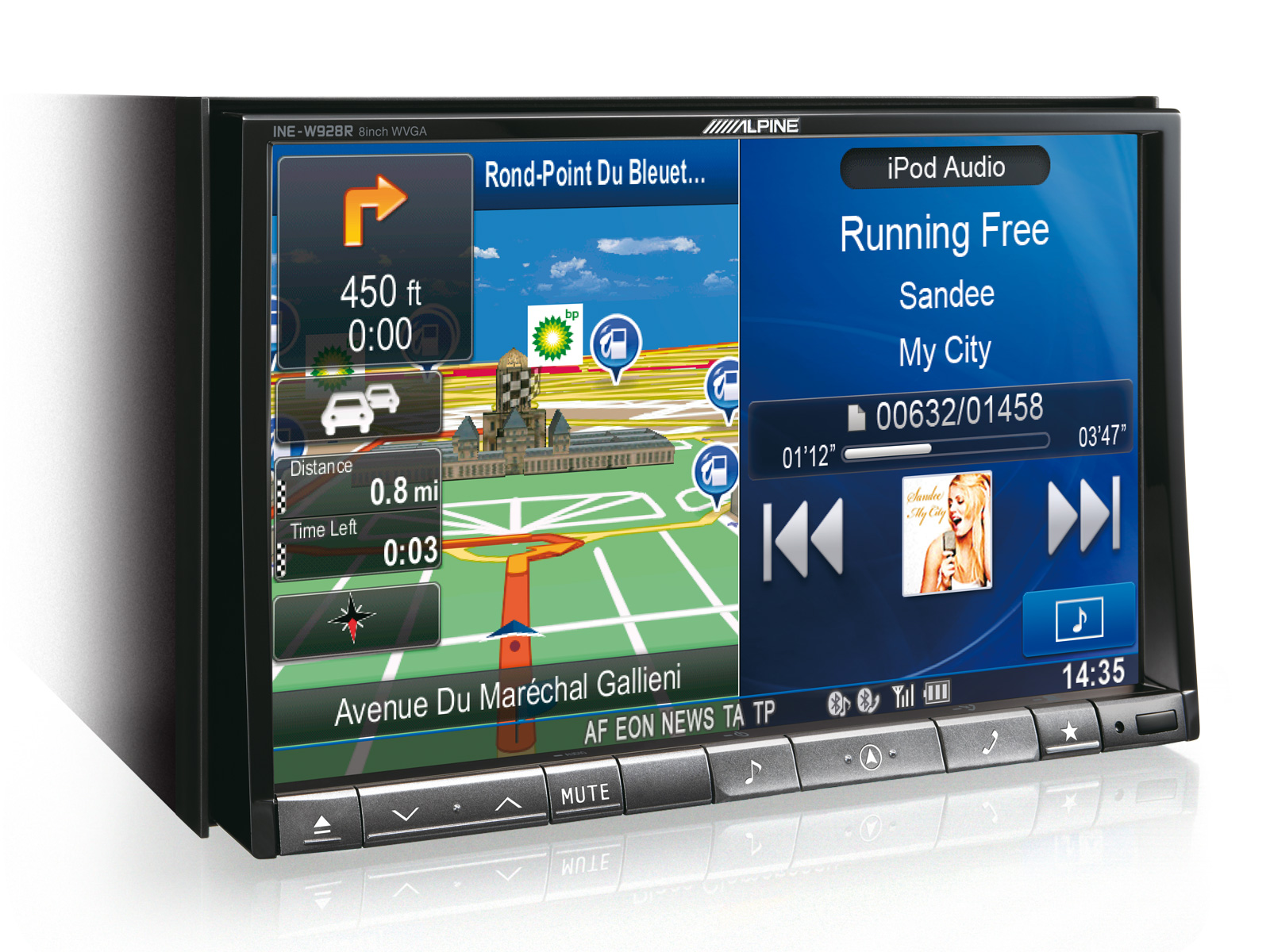 Jantes alu INE-W928R Station GPS Multimedia	