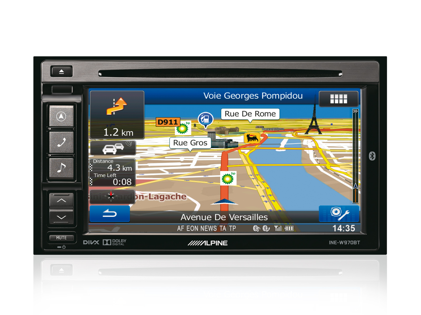 Jantes alu INE-W970BT Station GPS Multimedia	