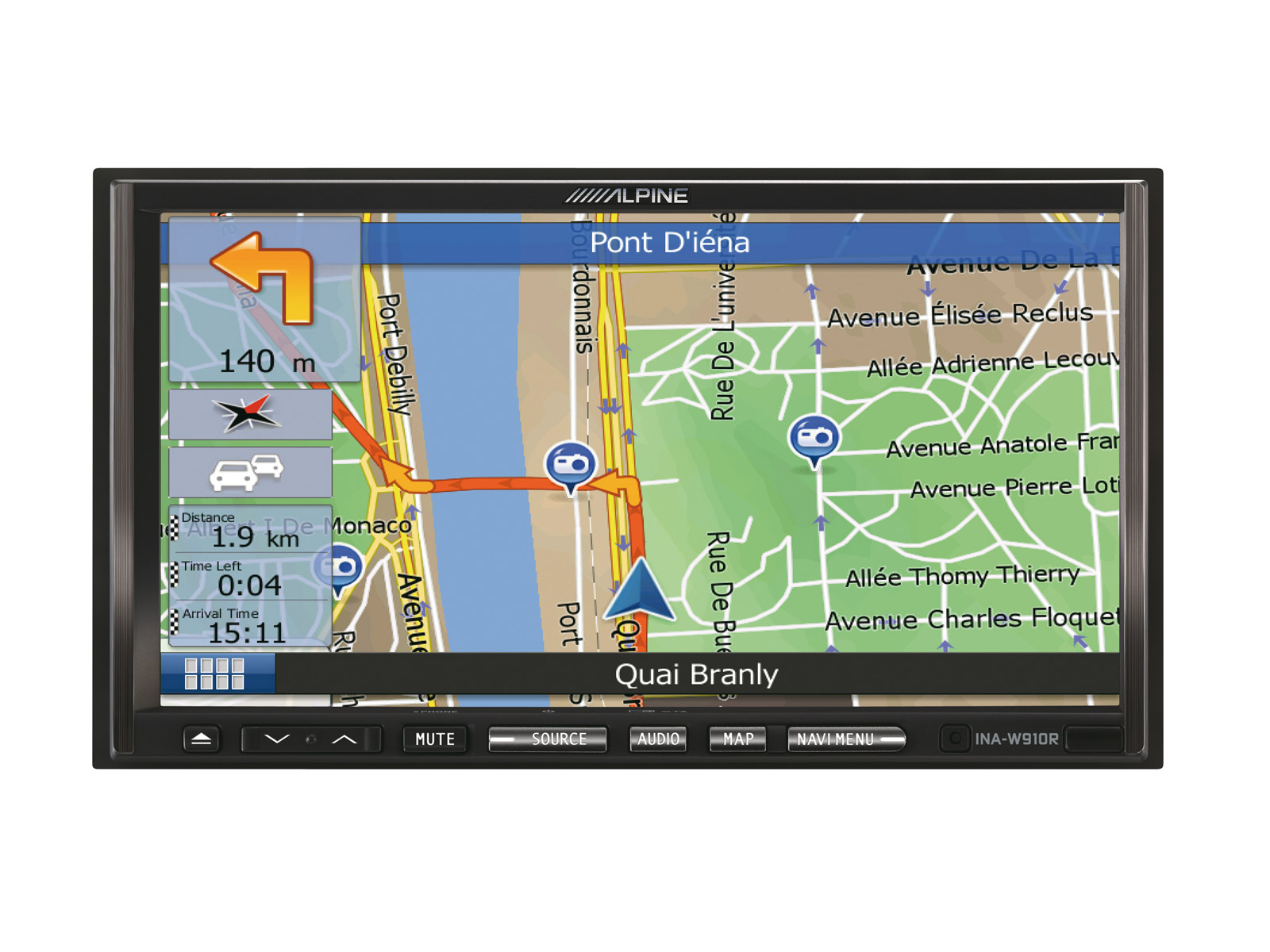 Jantes alu INA-W910R Station GPS Multimedia	