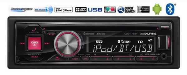 Jantes alu CDE-173BT  Lecteur CD BLUETOOTH Plus	