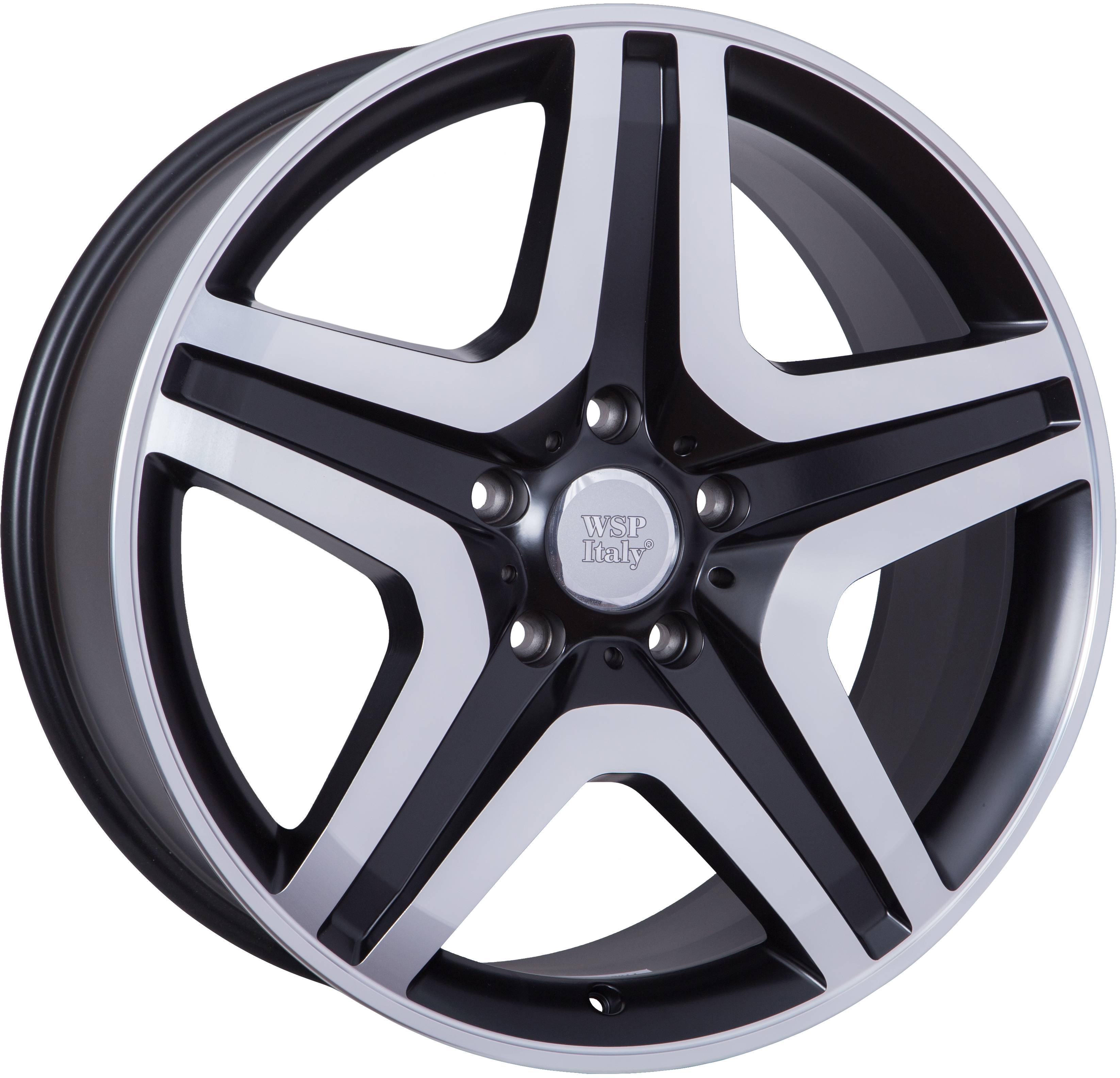 Jante alu MERCEDES                       MIYAGI                                   DULL BLACK F POLISHED