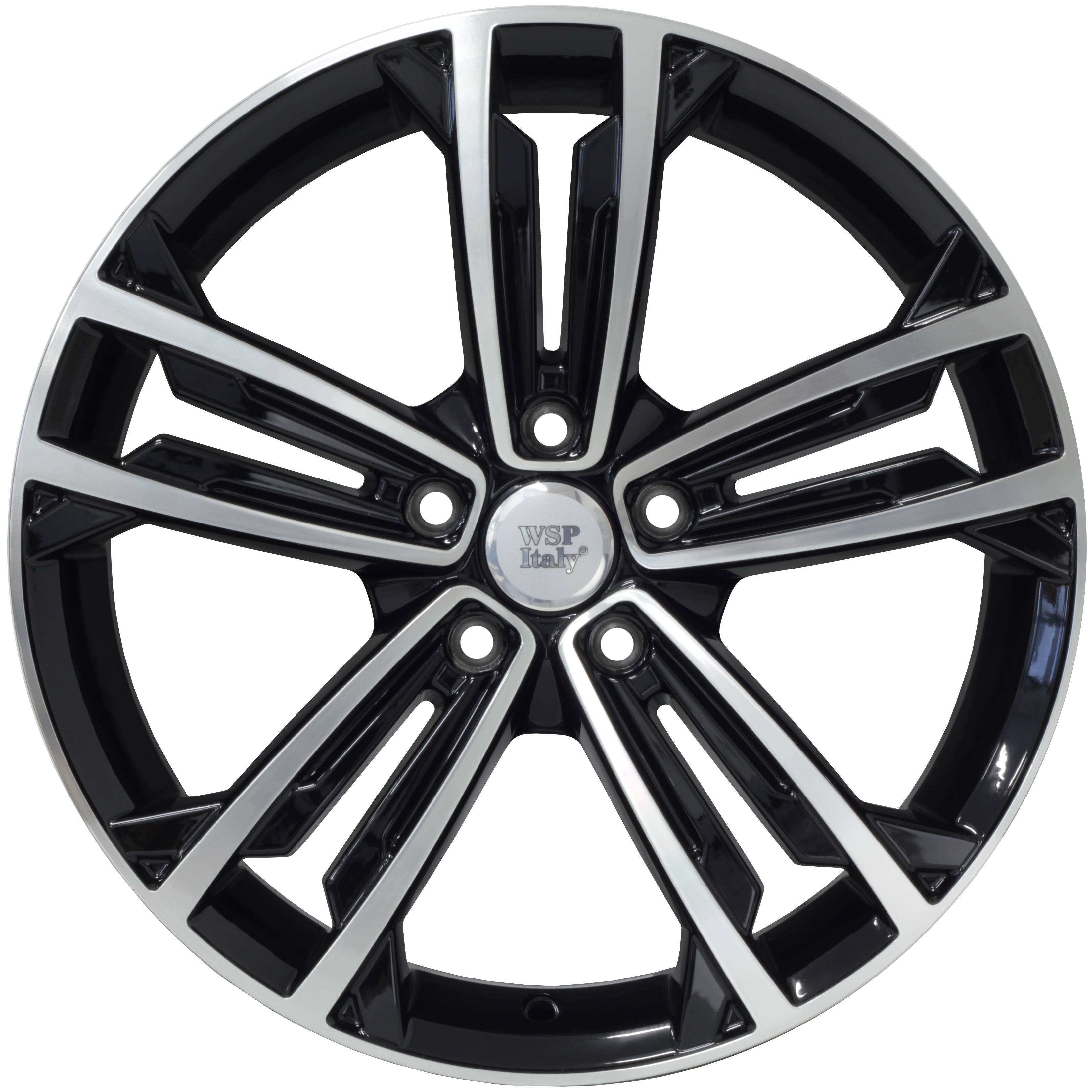 Jante alu VW                             NAXOS                                    GLOSSY BLACK POLISHED         