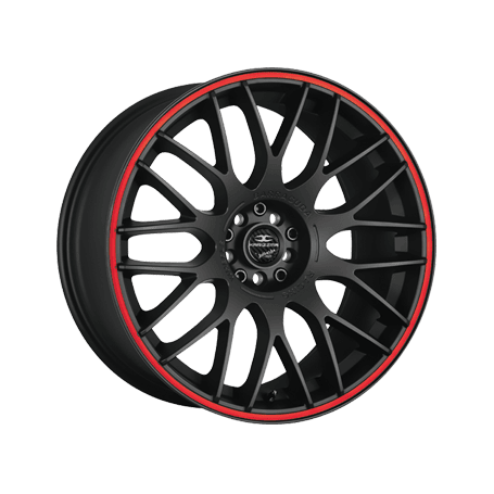 Barracuda KARIZZMA Noir mat Puresports / Liseret de couleur rouge
