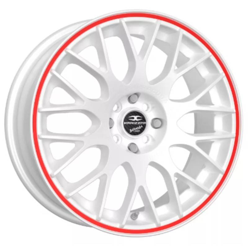 Barracuda KARIZZMA Blanc de course Liseret de couleur rouge