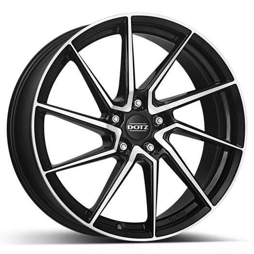 Jantes alu DOTZ Spa dark 8x18 5x100 ET48 P60,1