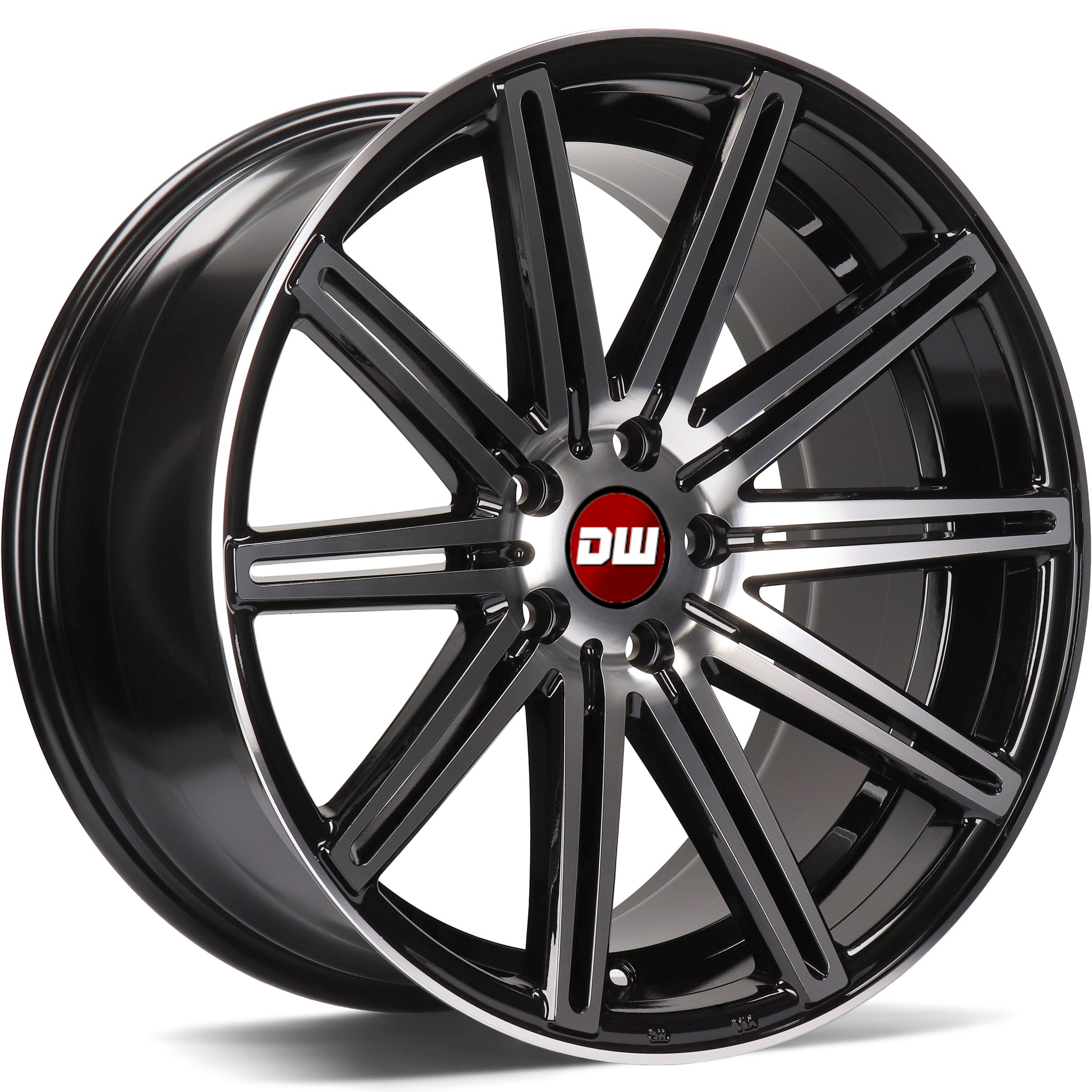 Jante alu DW Wheels DWV-M BLACK POLISHED FACE