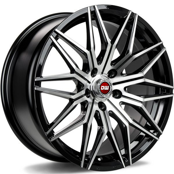 Jante alu DW Wheels DWV-O BLACK POLISHED FACE