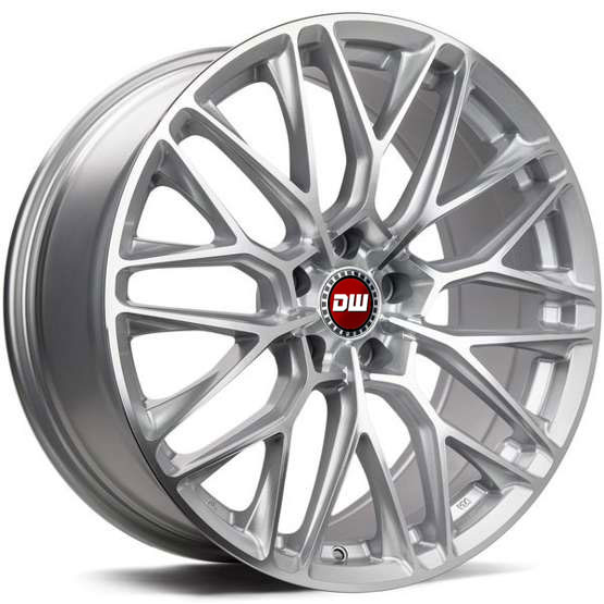 Jante alu DW Wheels DWV-P SILVER POLISHED FACE