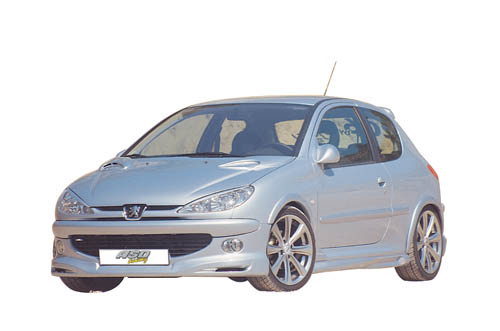 Support de plaque immatriculation Peugeot 206 comptoir du tuning