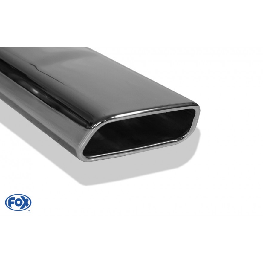 Silencieux arrière inox 1x145x65mm type 59 pour FORD FOCUS MK3 (BREAK/SW)