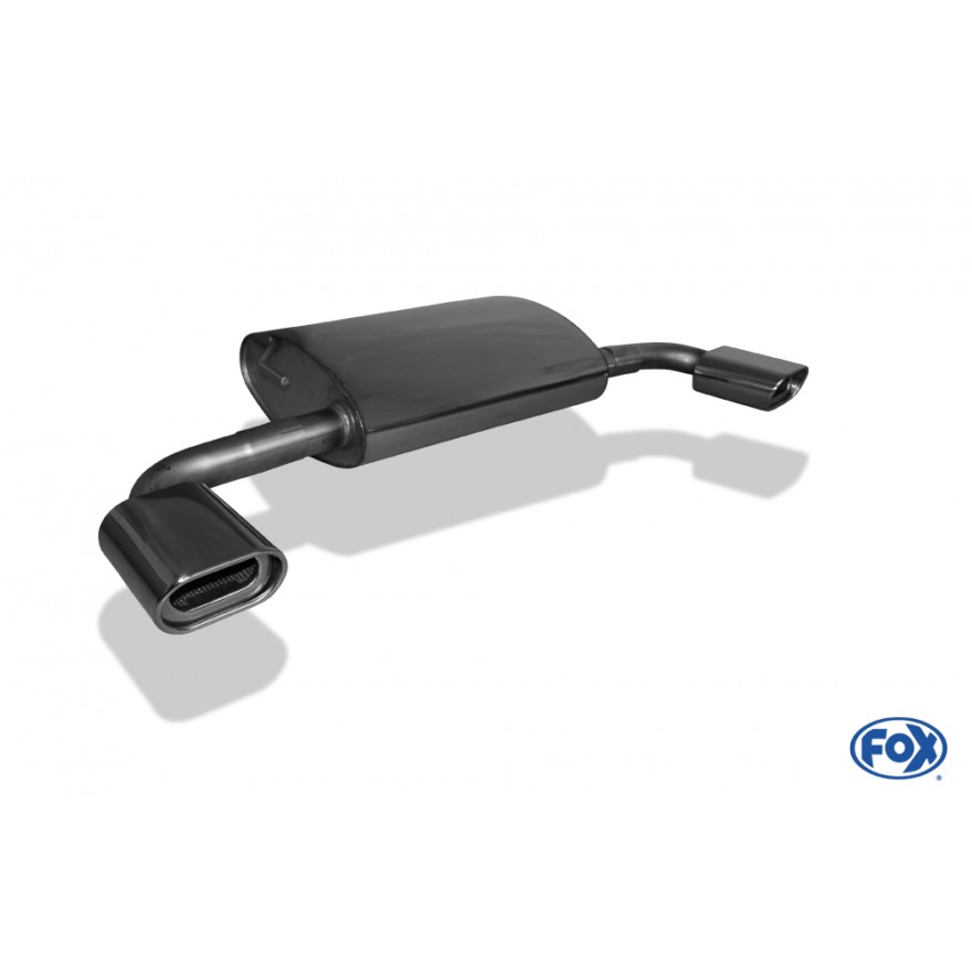Silencieux arrière duplex inox 1x135x80mm type 53 pour CITROËN C-CROSSER