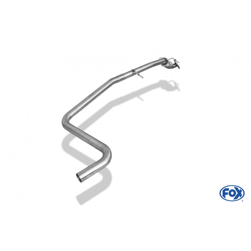 Tube de suppression de silencieux avant inox (avec flexible) pour FORD FIESTA MK7