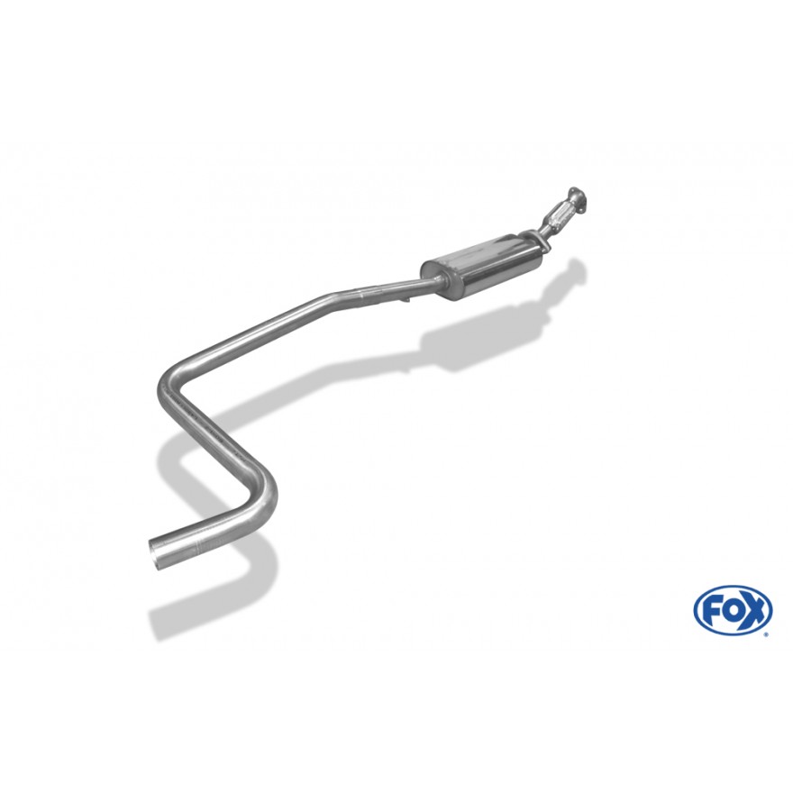 Silencieux avant inox (avec flexible) pour FORD FIESTA MK7