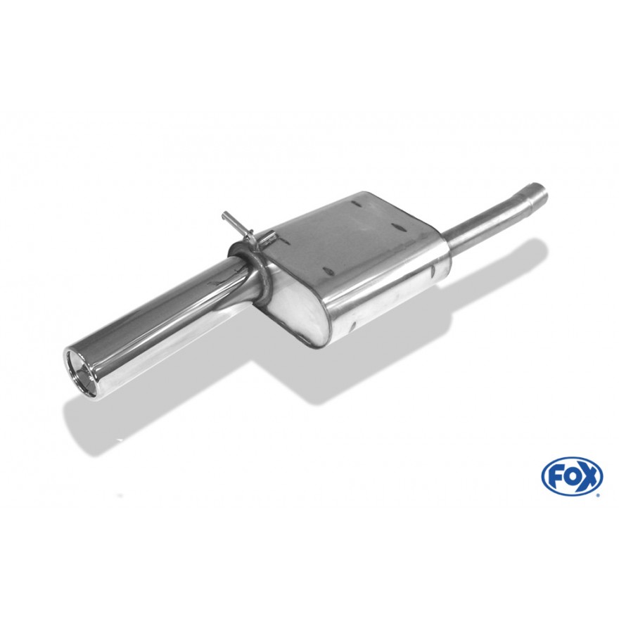 Silencieux arrière inox 1x90mm type 13 pour FORD FOCUS MK1 TYPE DNW