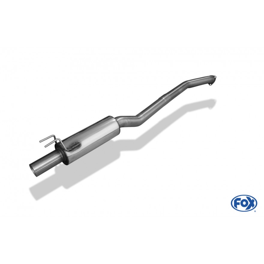 Silencieux avant inox pour HONDA CIVIC VII TYPE R