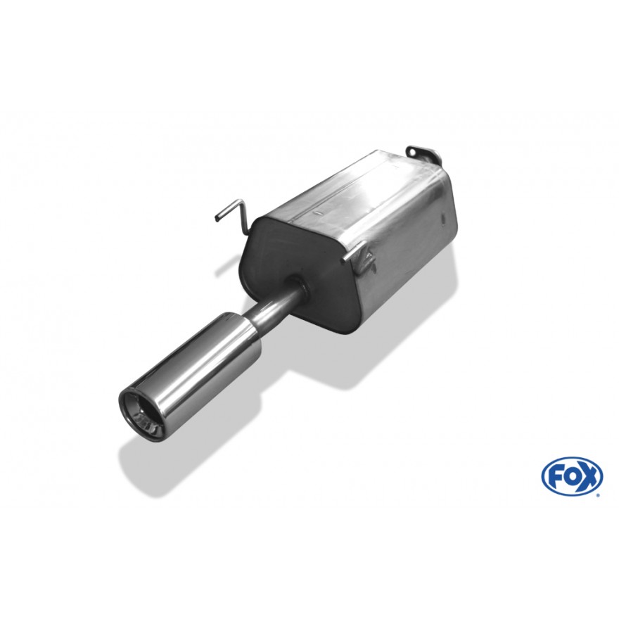 Silencieux arrière inox 1x90mm type 13 pour HONDA CIVIC VII COUPE (EM2)