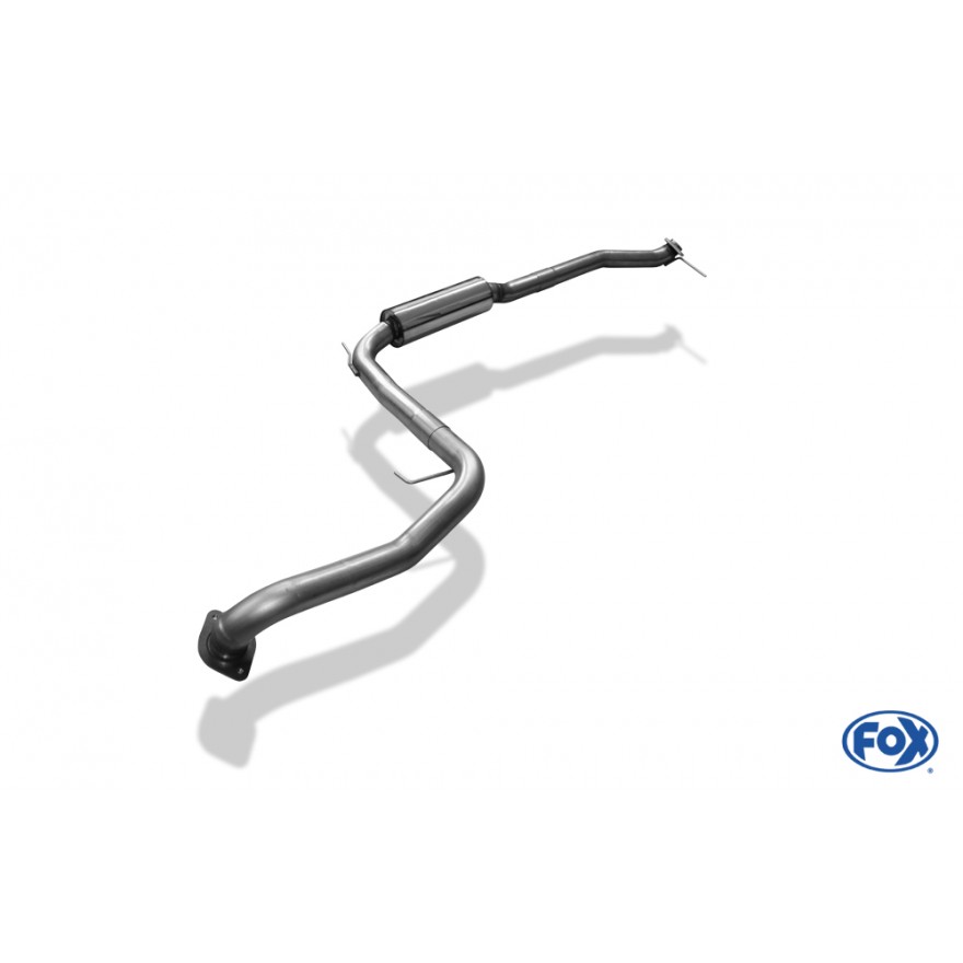 Silencieux avant inox pour HONDA CIVIC IX TYPE R