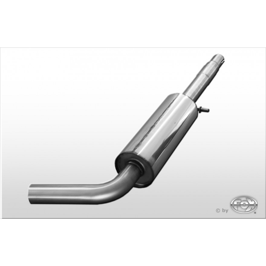 Silencieux avant inox pour VOLKSWAGEN GOLF MK4