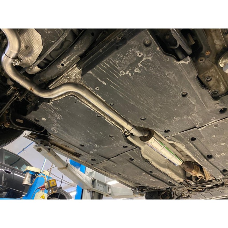 Silencieux avant inox pour VOLKSWAGEN GOLF MK7 GTE Facelift