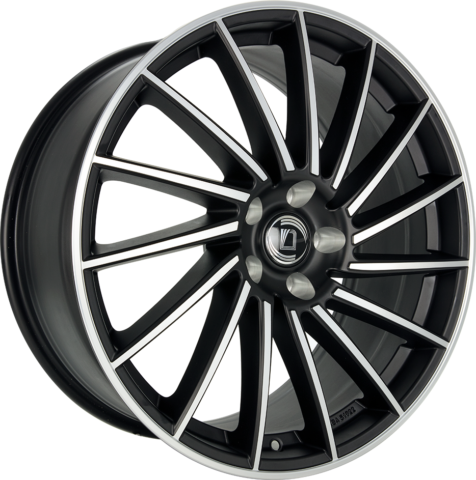Jante alu Gianelli D1718 Nero machined [8x18] ET40 5x108