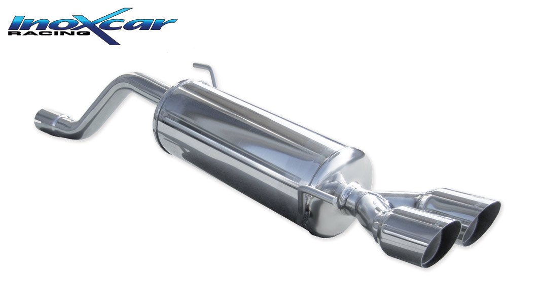 Inox ALMI.01.RA Silencieux arriere 2X80 RACING