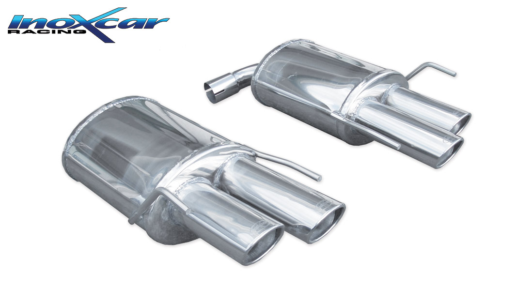 Inox ALBR.01.90 Silencieux arriere 2X90X70 droite+gauche