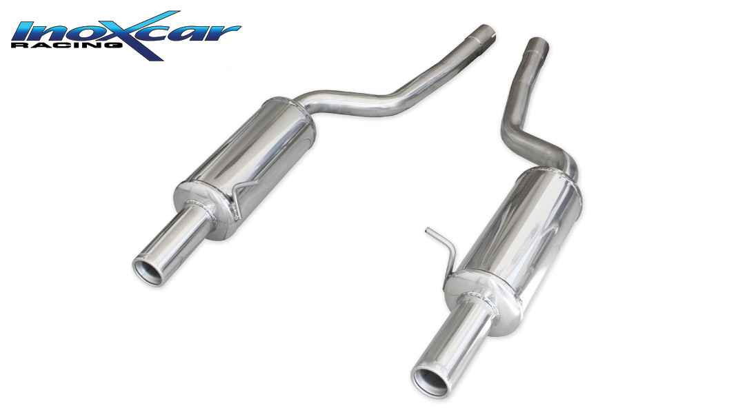 Inox AUA6.01.80 Silencieux arriere 1X80 droite+gauche