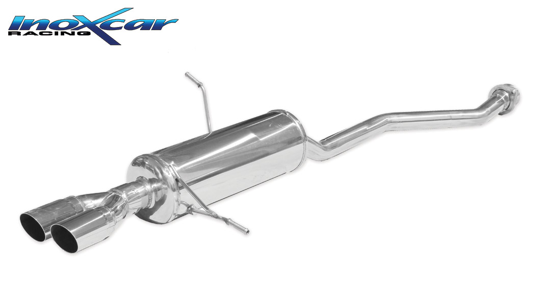 Inox BMZ3.01.D60 Silencieux arriere 2X60 RACING