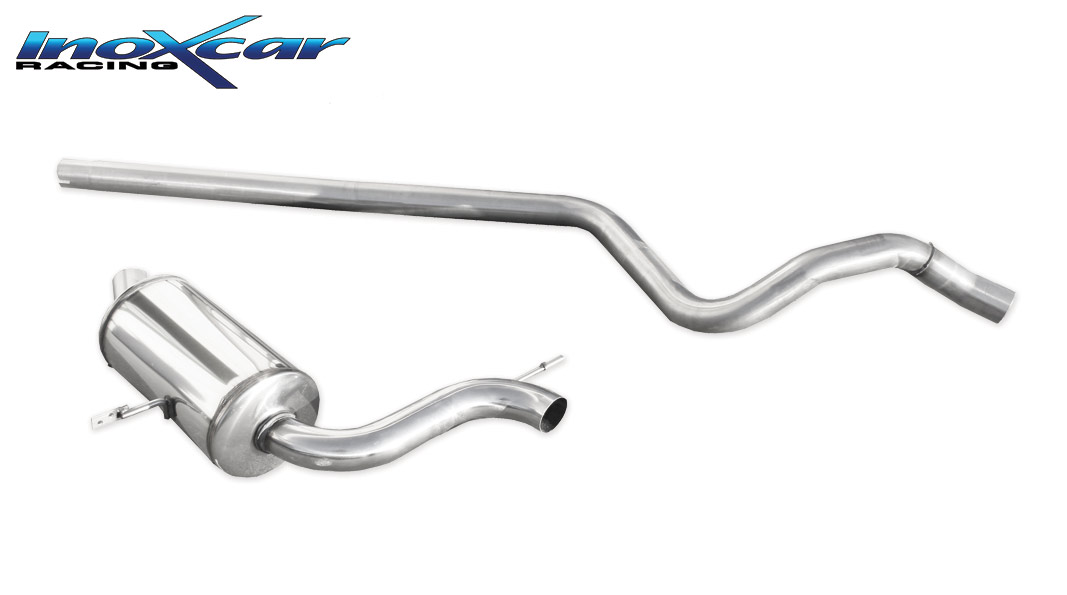 Inox CATBACK.08 Tube central direct+Silencieux arriere diam. 70