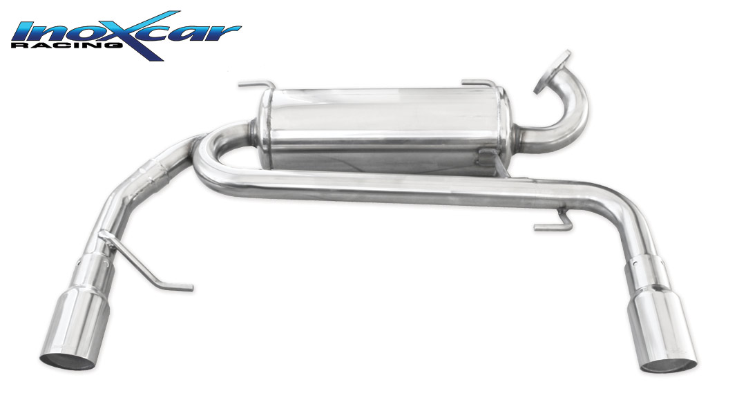 Inox SUSW.01.RA Silencieux arriere 1X80 RACING droite+gauche