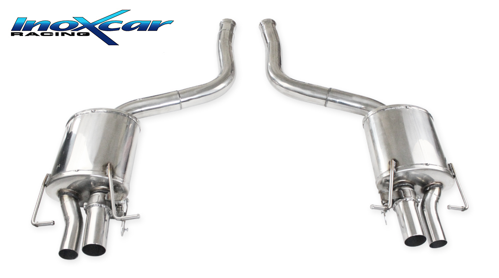 Inox VALV.MC63.01 Silencieux arriere droite+gauche + Valvole con montaggio motorini elettrici di serie / Valves assembly with original electric engines