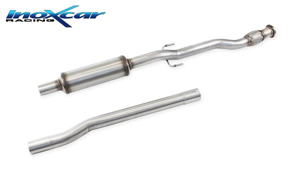 Inox TCSCO.04 Tube central avec silencieux (avec flexible)