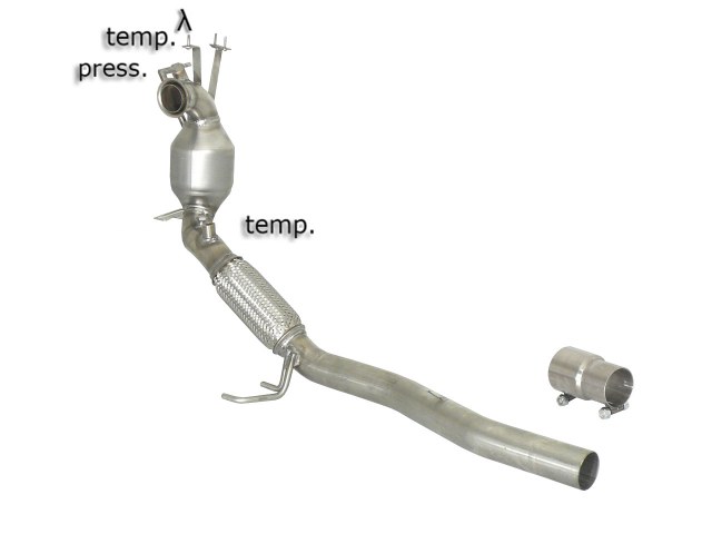 Catalyseur Ragazzon Volkswagen Passat Mk6 (typ 3C - B6 / B7) 2005>>2014 2.0TDi (103kW) 2011>>2014