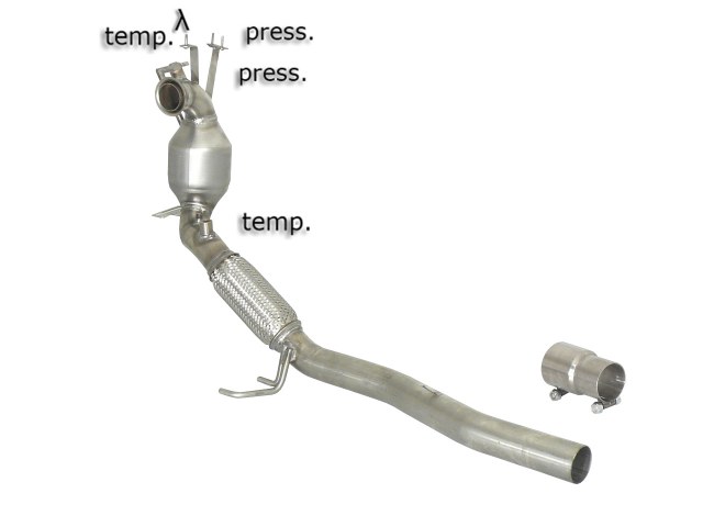 Catalyseur Ragazzon Volkswagen Passat Mk6 (typ 3C - B6 / B7) 2005>>2014 2.0TDi (125kw) 03/2005>>2010