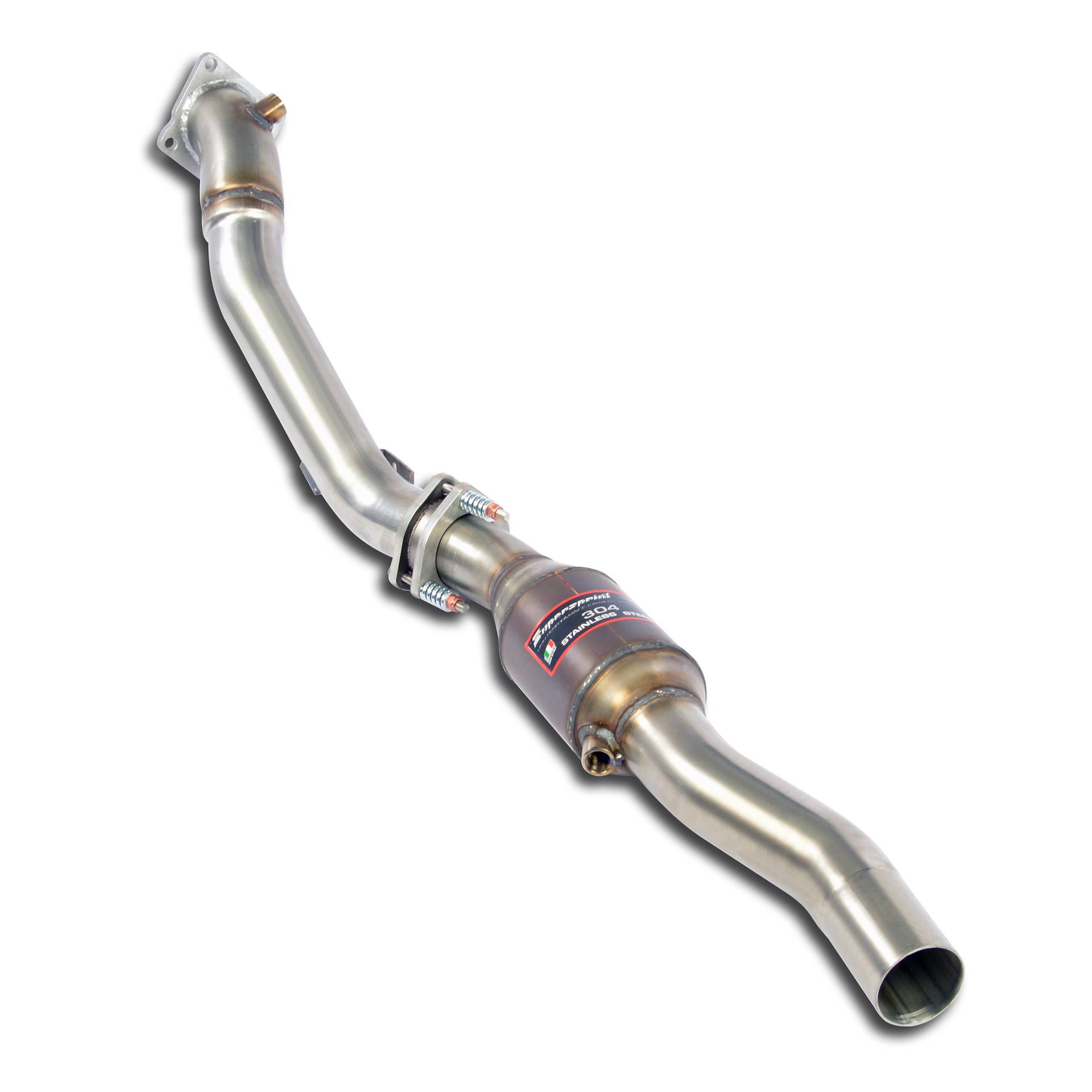 Supersprint 763341 Gauche Tube kit pour turbocharger avec Catalyseur métallique Supersprint 763341 Gauche Tube kit pour turbocharger avec Catalyseur métallique