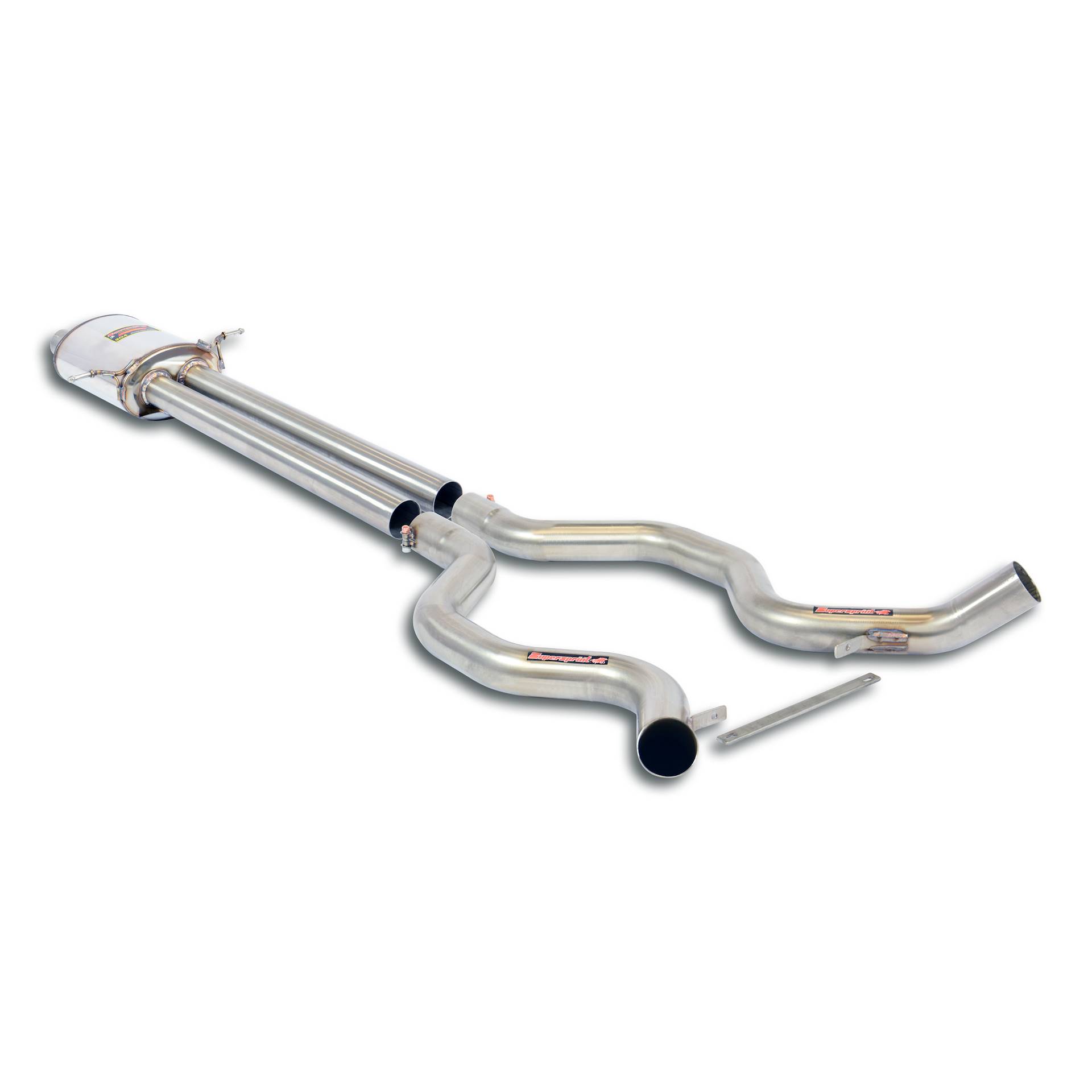 Supersprint 402303 Silencieux central + Tube de liasions Droite - Gauche Supersprint 402303 Silencieux central + Tube de liasions Droite - Gauche