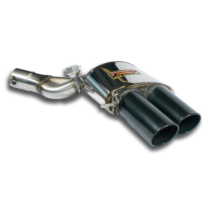 Supersprint 988256 Silencieux arrière Droite OO100 "noir" avec valve Supersprint 988256 Silencieux arrière Droite OO100 "noir" avec valve