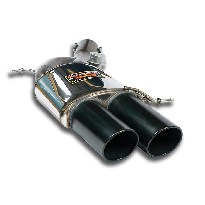 Supersprint 988276 Silencieux arrière Gauche OO100 "noir" avec valve