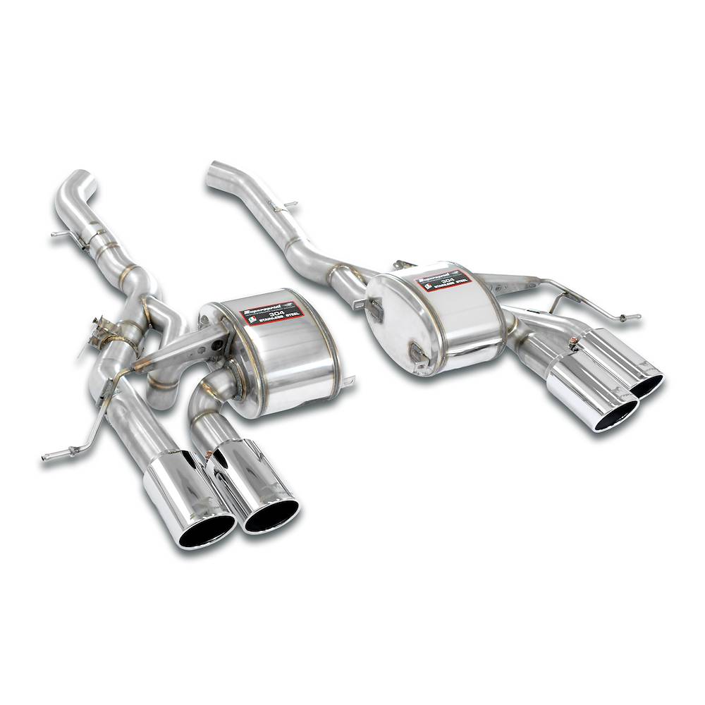 Supersprint 526026 Silencieux arrière kit Droite OO100 + Gauche OO100 avec valve Supersprint 526026 Silencieux arrière kit Droite OO100 + Gauche OO100 avec valve