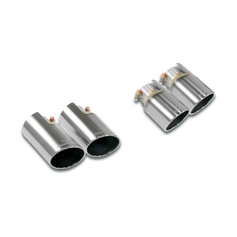 Supersprint 756576 Kit sorties Droite OO100 - Gauche OO100 finition "Black" Supersprint 756576 Kit sorties Droite OO100 - Gauche OO100 finition "Black"