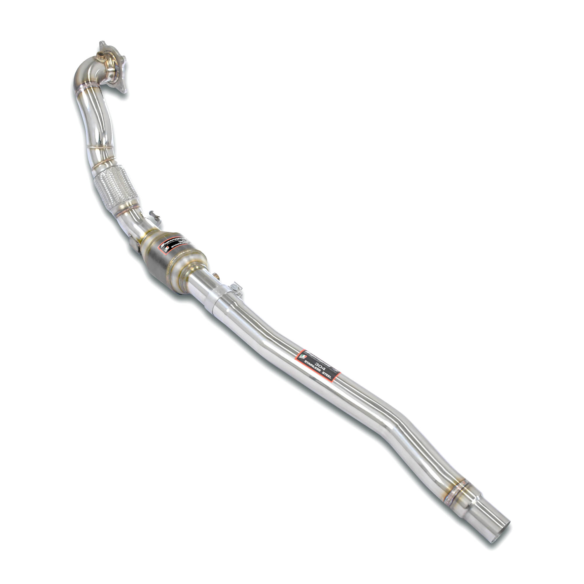 Supersprint 768121 Turbo Descente tube +  Catalyseur métallique WRC 100 CPSI